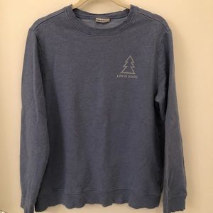 Life is Good crewneck sweater